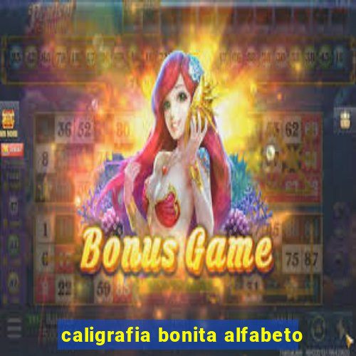 caligrafia bonita alfabeto